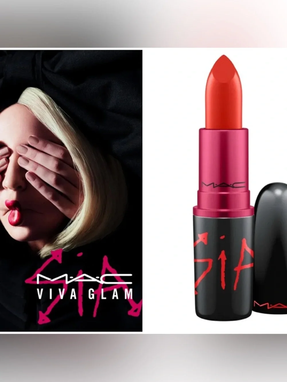 MAC Limited Edition Discontinued SIA MATTE VIVA LA GLAM brick red classy bold